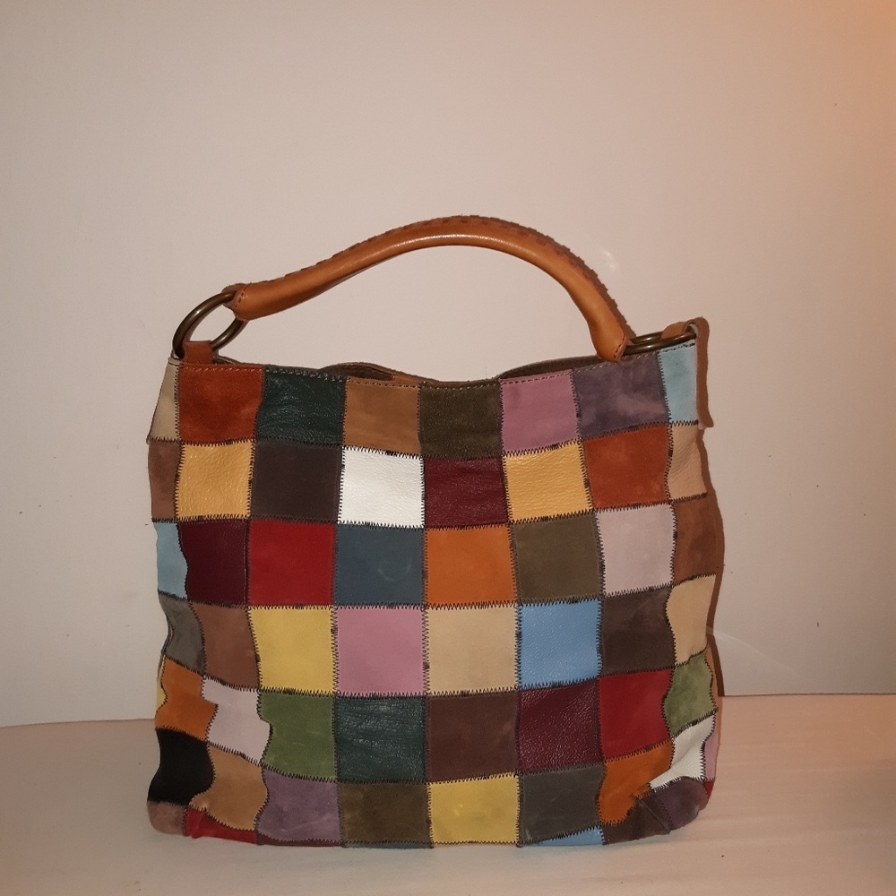 Lucky Brand Patchwork Hobo Bag